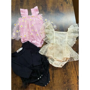 3 beautiful babygirl party dresses bundle Size 3 months